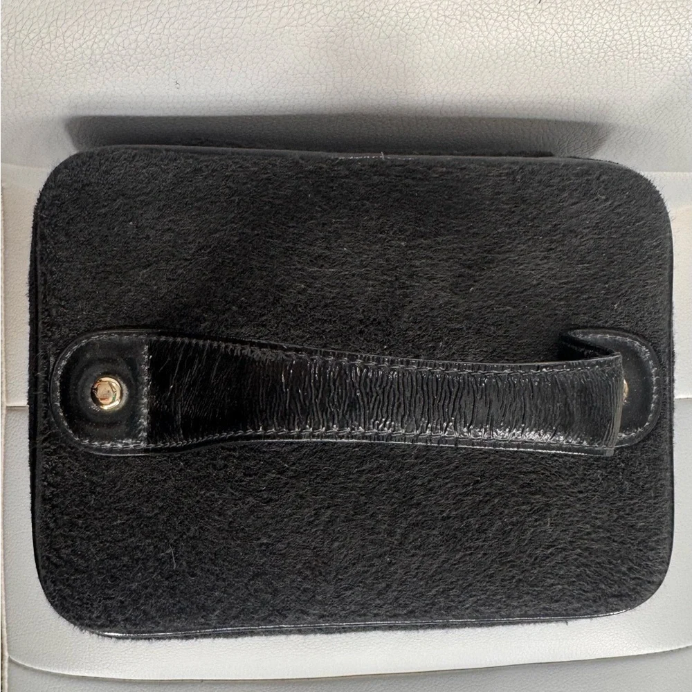 Vintage Juicy Couture Black and Gold Train Case/Vanity/Makeup - Picture 8 of 9